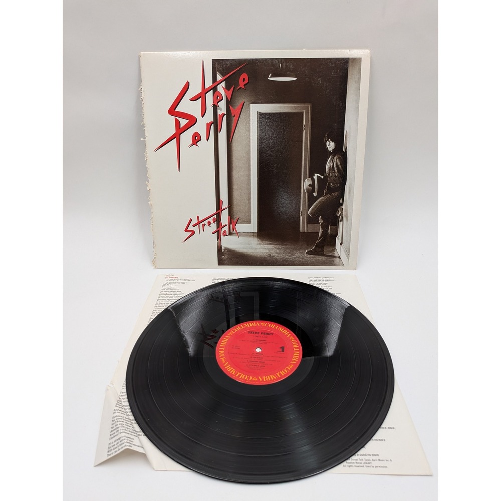 Steve Perry Street Talk Vinyl LP Album 1984 Columbia FC 39334 Oh Sherrie Rock - Picture 4 of 10
